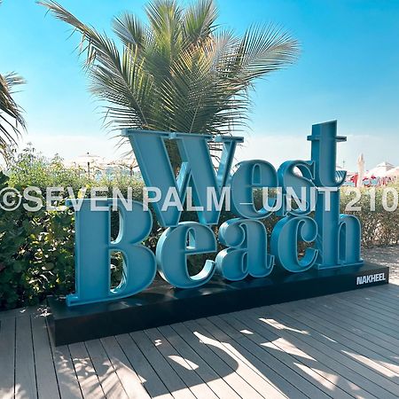 Luxus-Studio Mit Private Beach In Top-Lage, Meerblick & Infinity Pool! Dubai Exterior foto