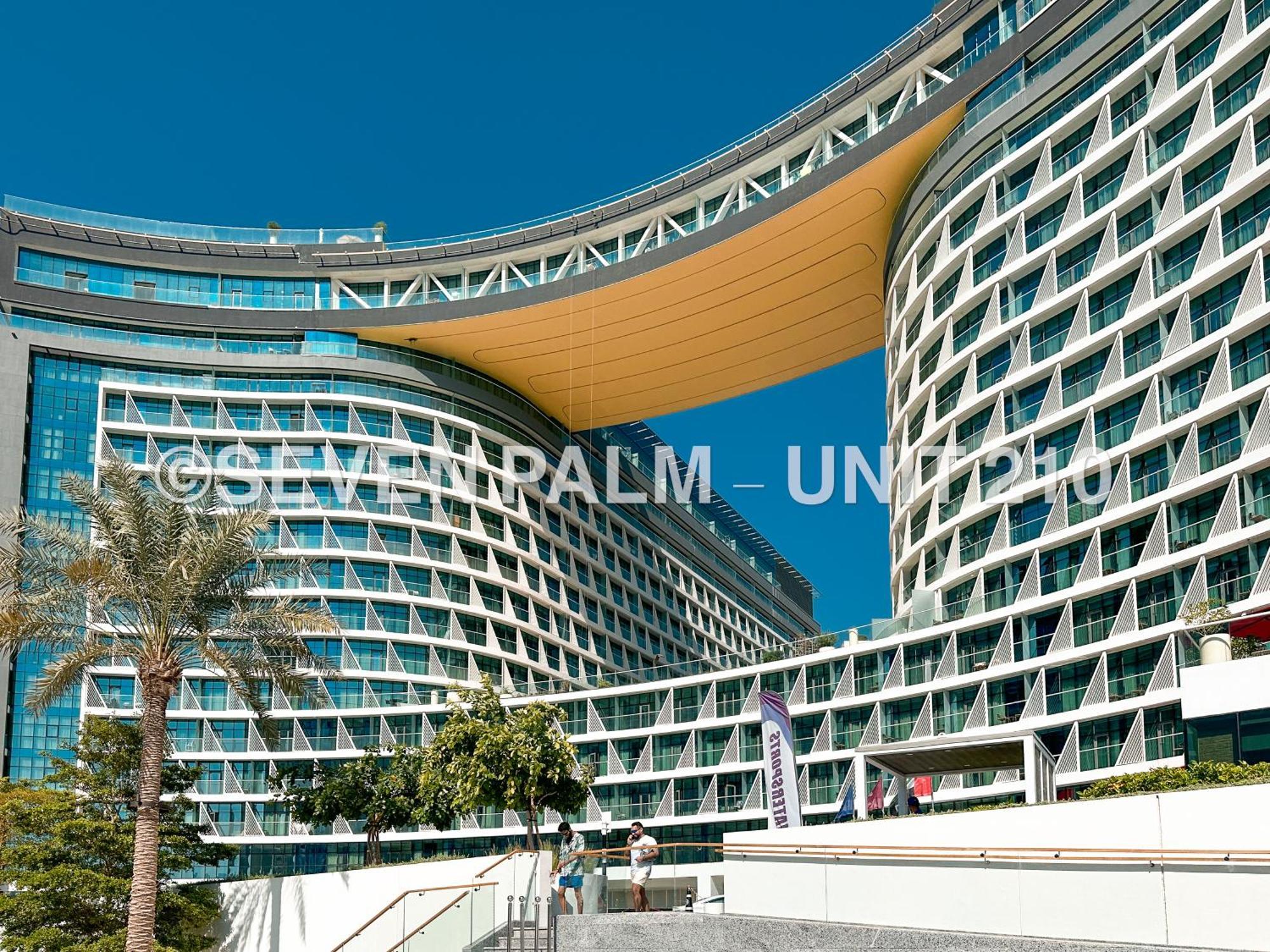 Luxus-Studio Mit Private Beach In Top-Lage, Meerblick & Infinity Pool! Dubai Exterior foto