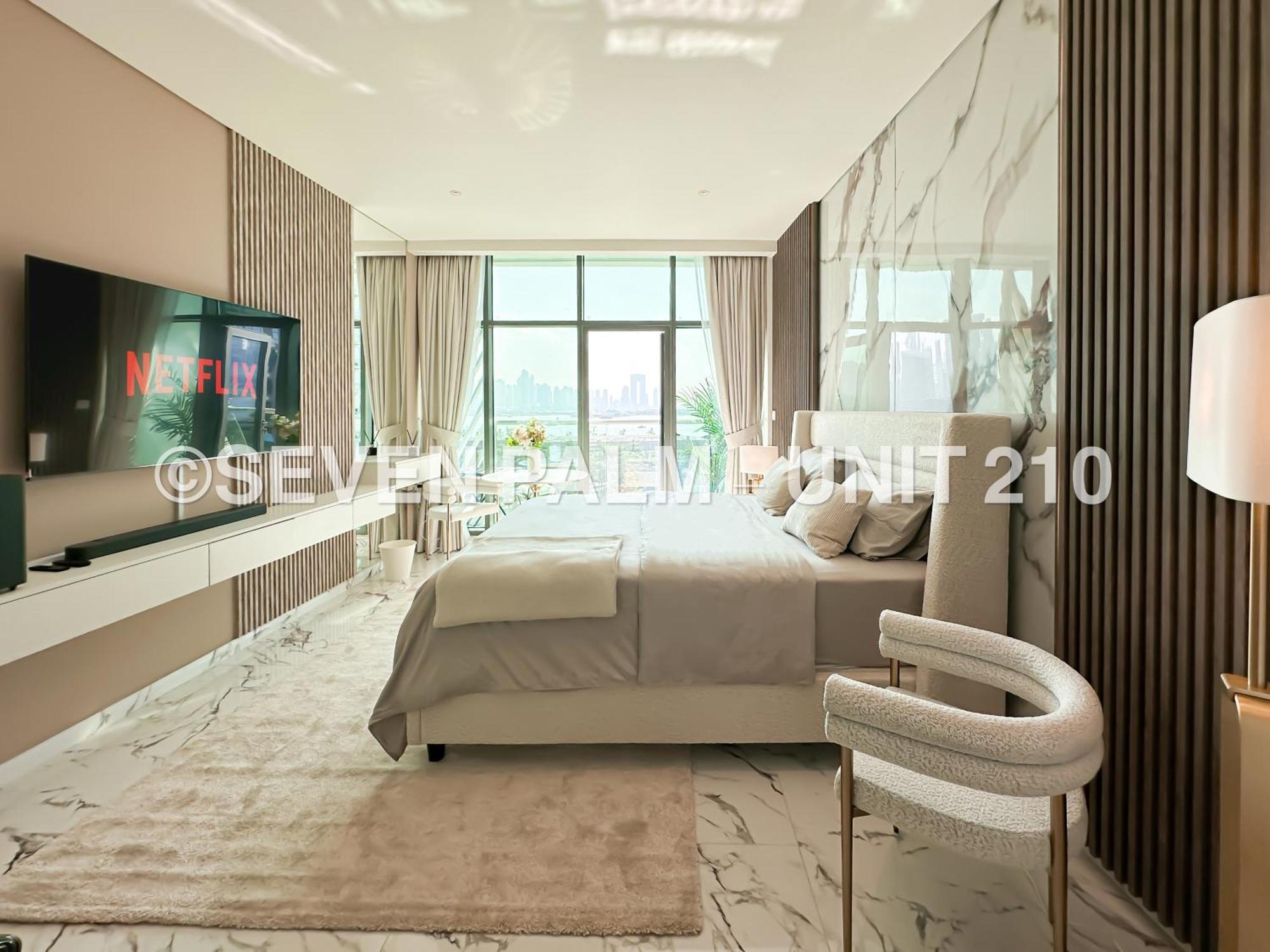Luxus-Studio Mit Private Beach In Top-Lage, Meerblick & Infinity Pool! Dubai Exterior foto
